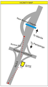 NLEX Bocaue Enriquez map