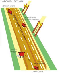 SLEX Panuelos Map