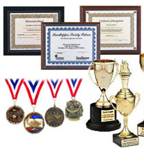 medals and trophies